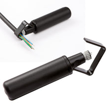 Round Cable Stripper Tool - Adjustable Cutting Depth Jacket Slitter - Fast & Precise Removal - 3/16