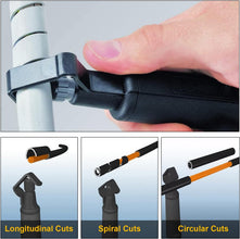 Round Cable Stripper Tool - Adjustable Cutting Depth Jacket Slitter - Fast & Precise Removal - 3/16