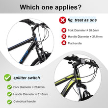 Bike Stem Riser,Oxidation Process,Anti-Rust and Wear-Resistant,28.6mm Bike Fork Aluminum Adjustable 150mm,Bike Stem 31.8mm,Adjustable 120 Degree 110mm,Suitable for Mountain Bike, Road Bike