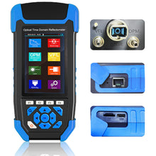 6 in 1 Fiber Optic Tester with Optical Power Meter,-50~+30dBm,VFL Function & RJ45 Cable Test, 850–1625nm Multi-Wavelength, Type-C Rechargeable, 500 Data Storage, Backlight Display, Handheld Tool