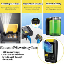 6 in 1 Fiber Optic Tester with Optical Power Meter,-50~+30dBm,VFL Function & RJ45 Cable Test, 850–1625nm Multi-Wavelength, Type-C Rechargeable, 500 Data Storage, Backlight Display, Handheld Tool