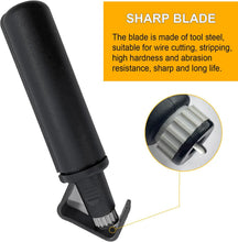 Round Cable Stripper Tool - Adjustable Cutting Depth Jacket Slitter - Fast & Precise Removal - 3/16